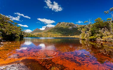 Cradle Mountain in the state of Tasmania, Australia